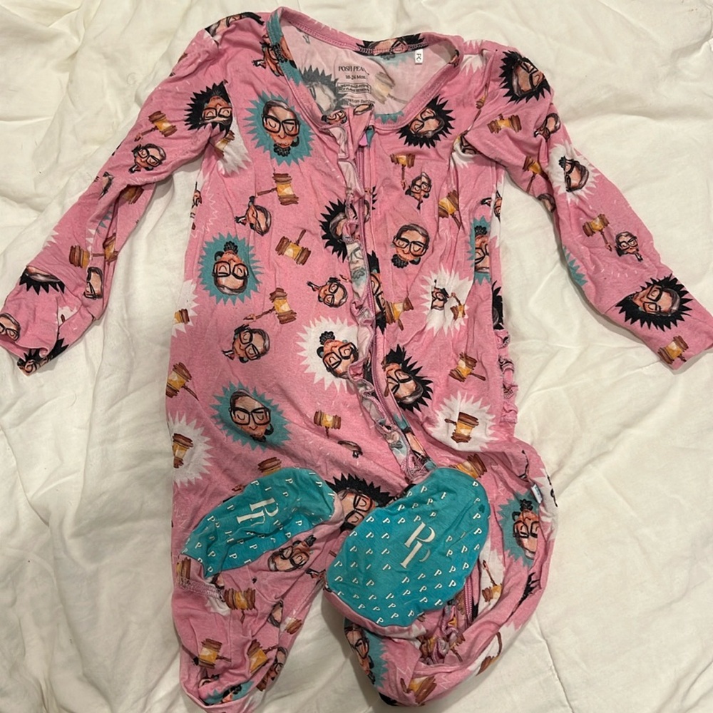 GUC RBG Posh Peanut Zippy Footie 18-24M